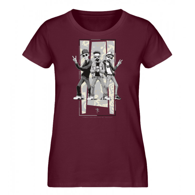 Streetgang - drei coole Typen - Damen Premium Organic Shirt