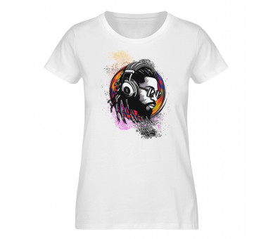Reggae Man - colorful vibes - Damen Premium Organic Shirt