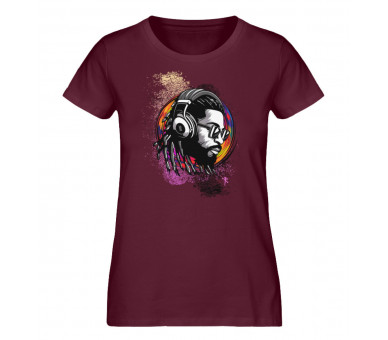 Reggae Man - colorful vibes - Damen Premium Organic Shirt